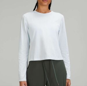 Lululemon Classic-Fit Cotton-Blend Long Sleeve Shirt, Powder Blue, 8